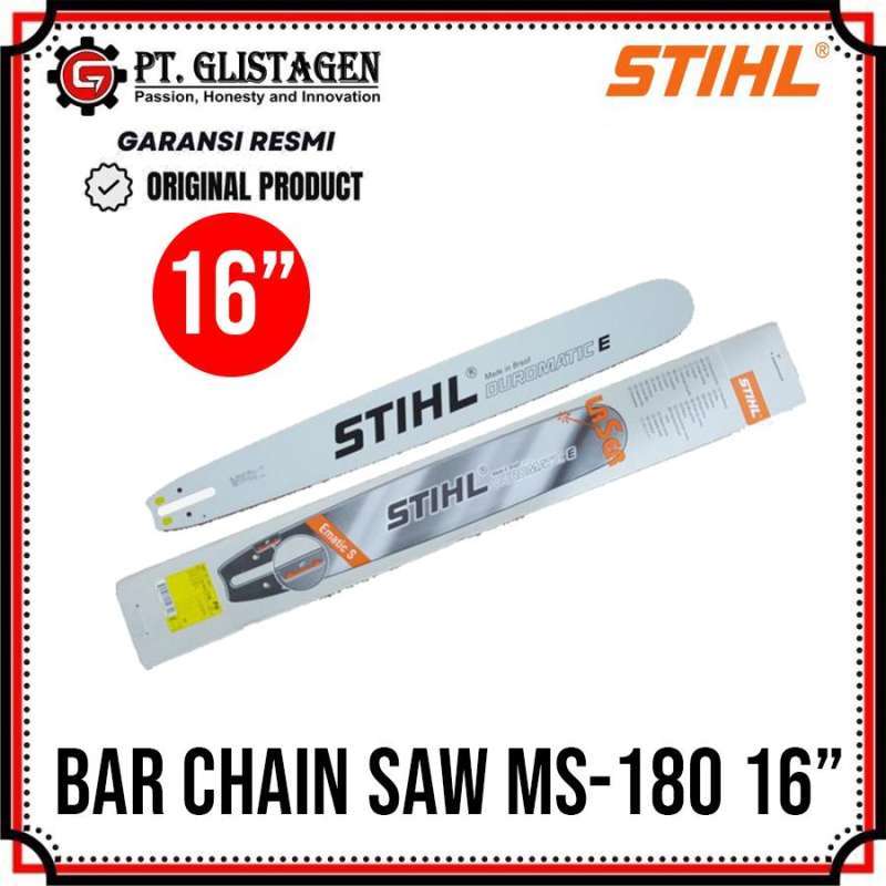 Jual Sthil Bar Chainsaw 16 Inch Ms180 Guide Bar Chain Saw Pisau ...