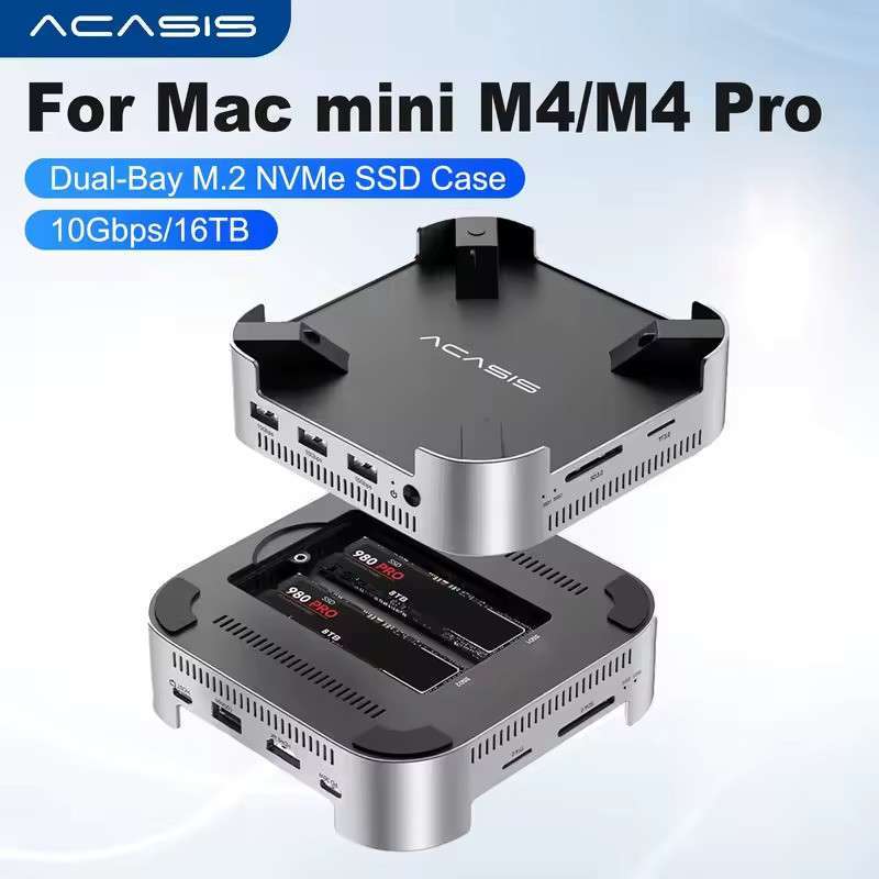 Jual Acasis Mac Mini Docking Station USB-C 40gbps To Dp 4k/144hz