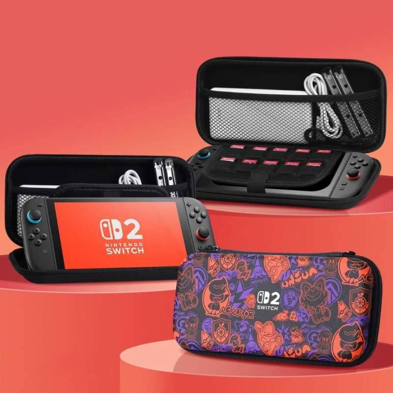 Aksesoris Switch Tas Kecil Carrying Case Pouch Bag Storage Accessories  untuk Nintendo Switch dengan Desain Unik dan Original