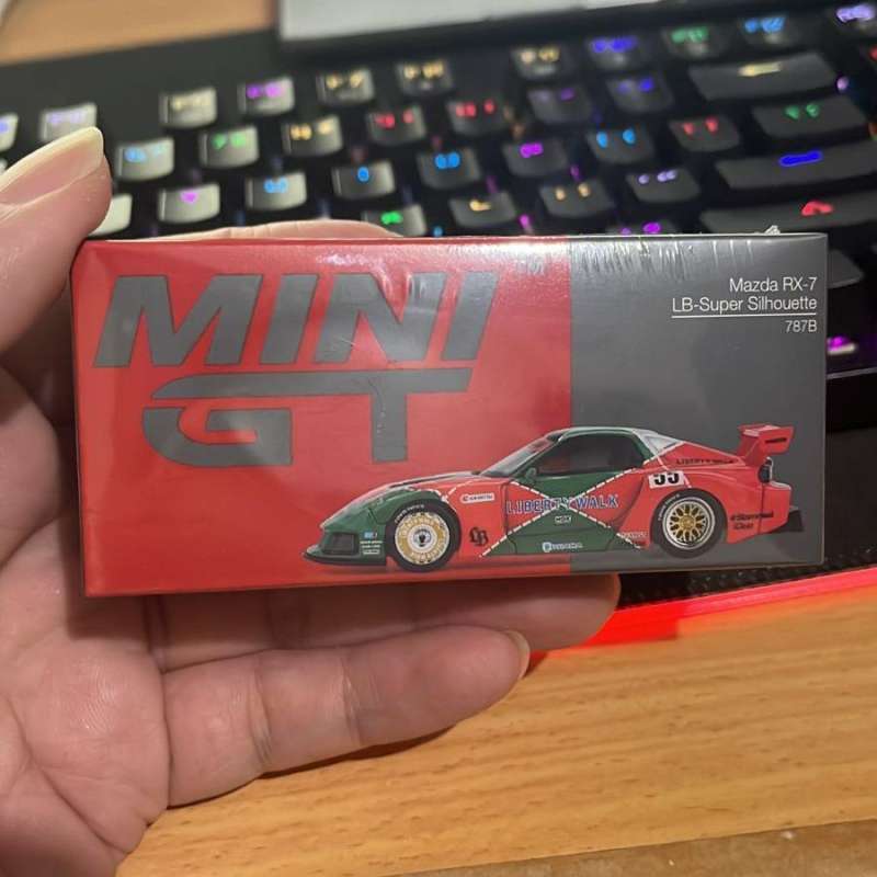 Jual Mini Gt Mazda Rx-7 Lb Super Silhouette 787b Lbwk Mgt990 No 990 Di ...