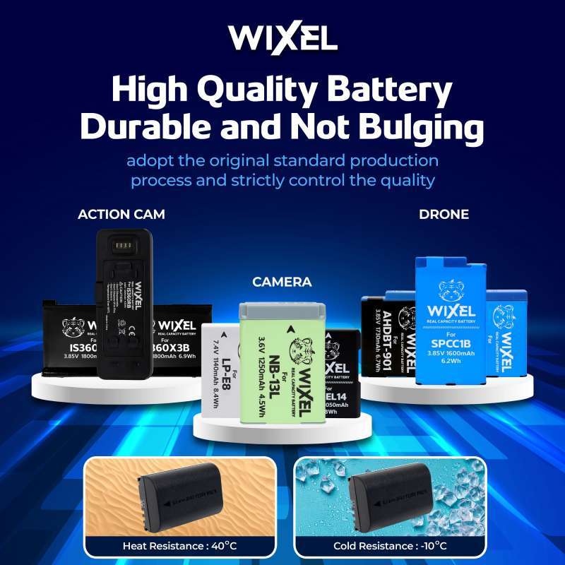 BP-511 Batteri Till Canon EOS 40D / 300D / 5D / 20D / 30D / 50D / 10D