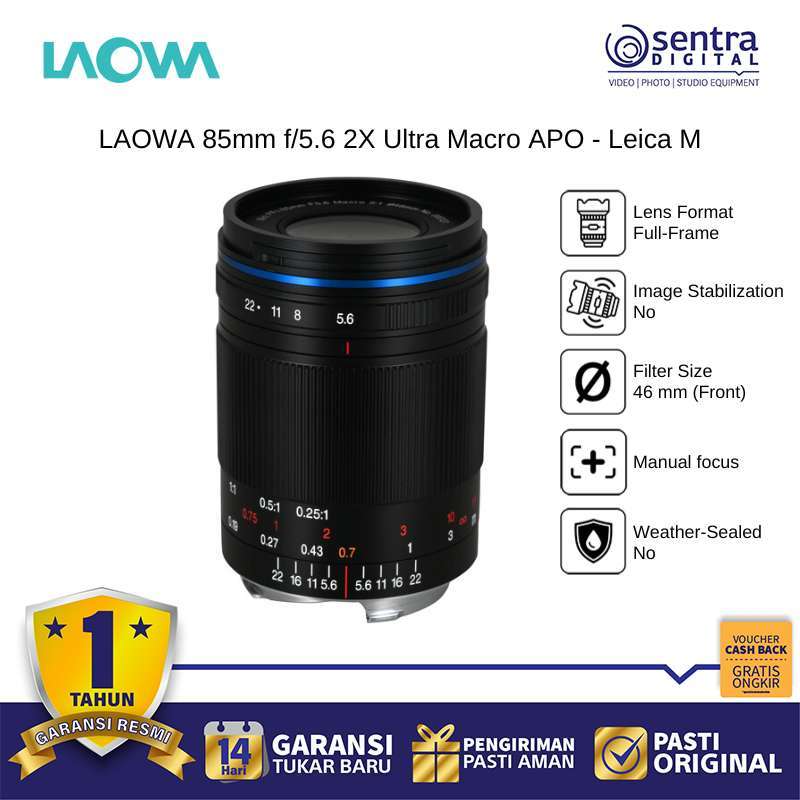 Jual Venus Optics Laowa 85mm 2x Ultra Macro Apo Lens For