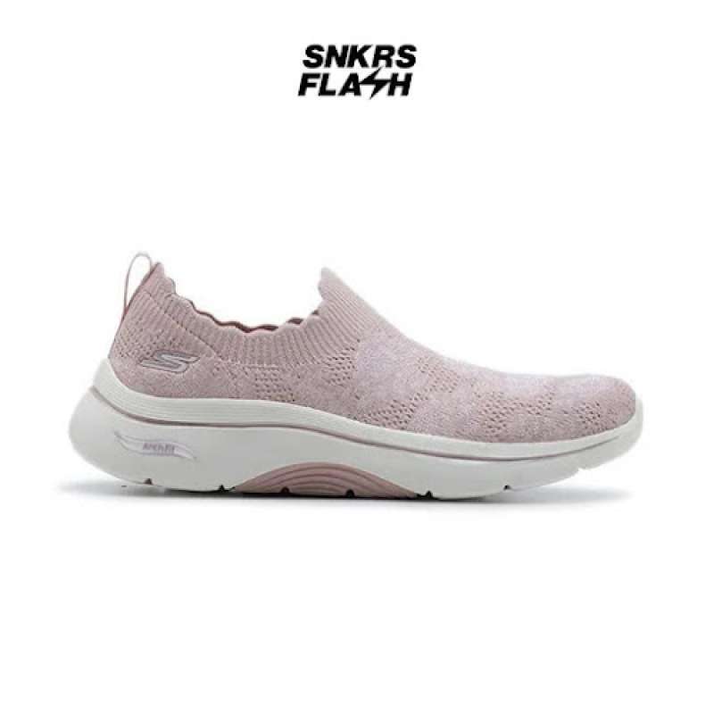 Sepatu Casual Wanita SKECHERS Go Walk Arch Fit Mauve 125329MVE