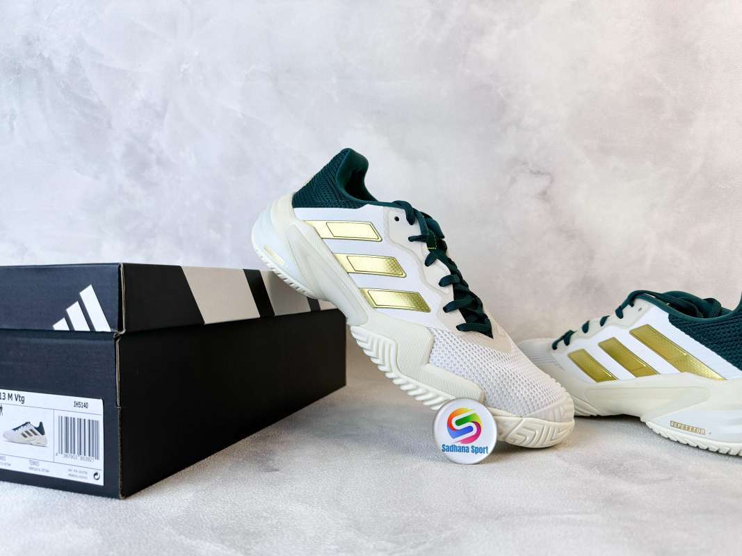 Barricade Gold And White Tennis Shoes New Adidas Barricade Yellow