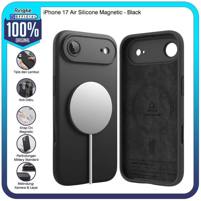 Promo Casing Ringke iPhone 17 Air Silicone Magnetic MagSafe Anti