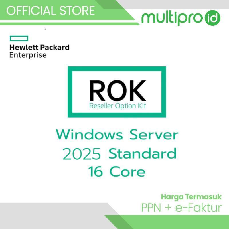 Jual Hpe Microsoft Windows Server 2025 16-core Standard Reseller Option ...