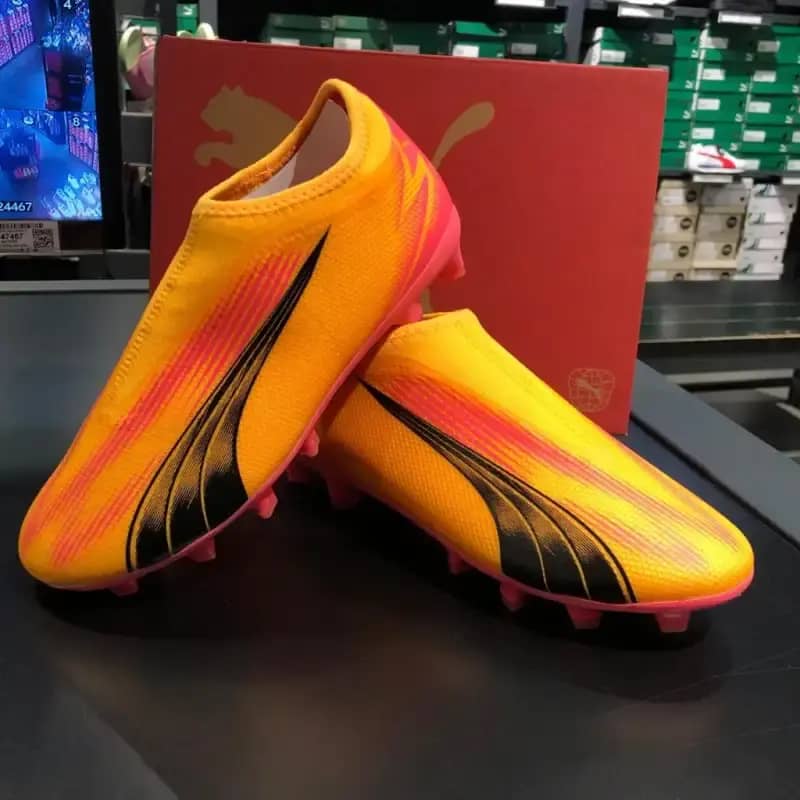 Puma Sepatu Bola Anak Ultra Match Ll Fg/Ag Jr Sun Stream- 107770 03