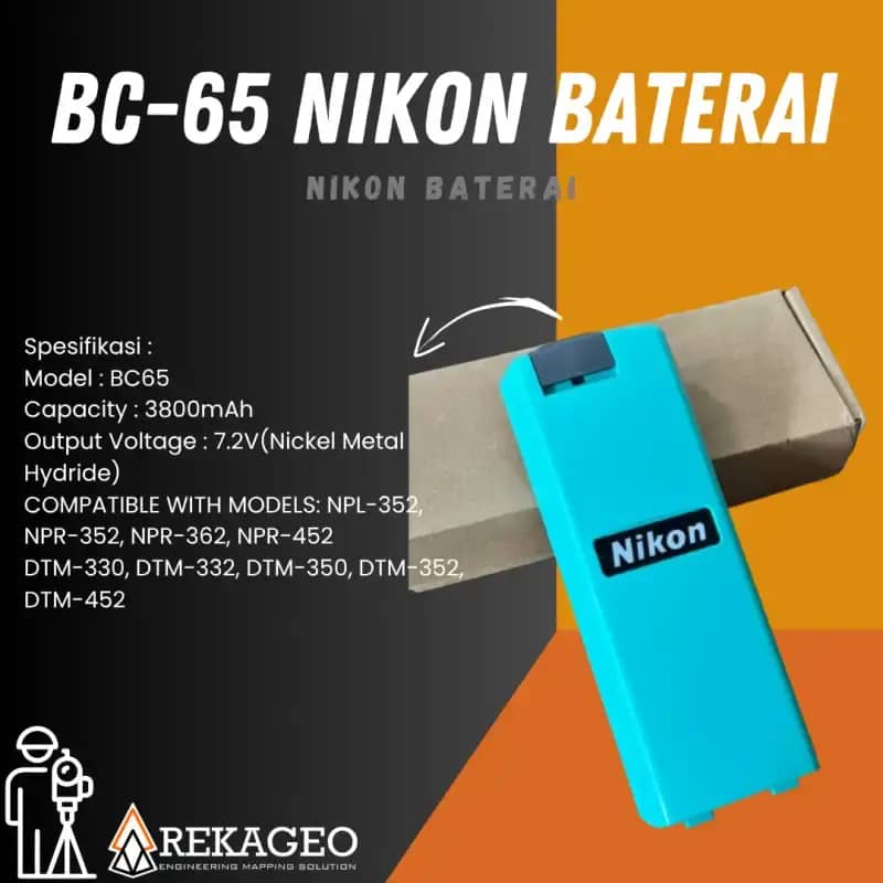 Jual total station nikon Harga Terbaik & Termurah Februari 2026 | Shopee  Indonesia BC-65、3500mAh 交換用バッテリー Nikon DTM-452、NPL 350 Total Station、NPL-302