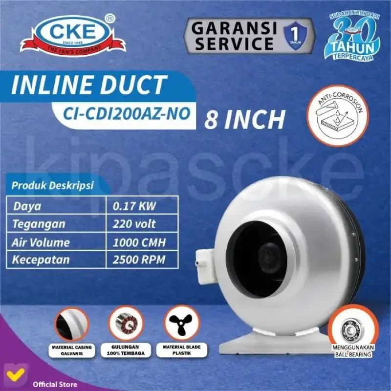 Inline Fan Garansi Resmi Indonesia 🔥 Harga Mei 2026