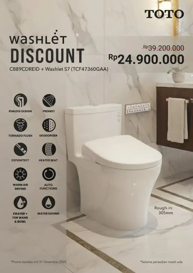 Jual Washlet Toilet 🔥 Harga Murah & Kualitas Terbaik Oktober 2026