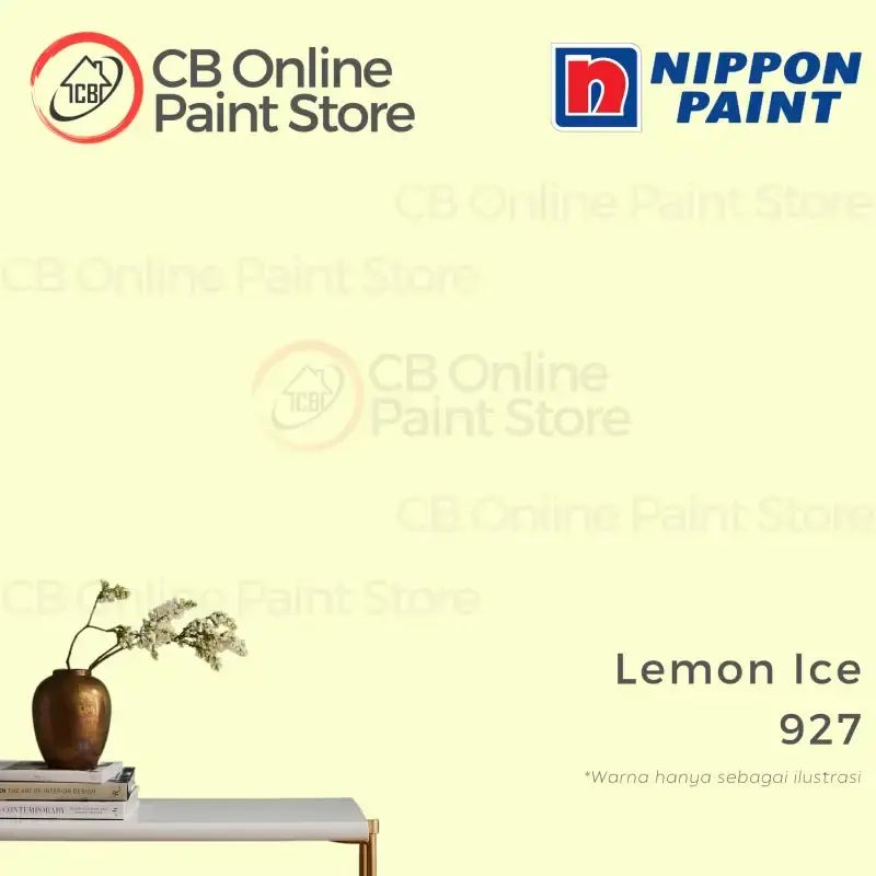 Jual Cat Tembok Nippon Paint - Lemon Ice 927 - Liter Di Seller Cb ...