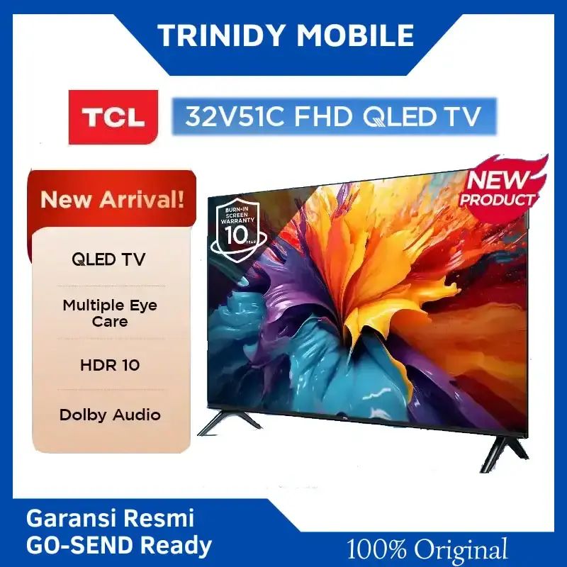 Jual Tcl 32v51c Google Tv 32 Inch Qled Fhd Di Seller Trinidy