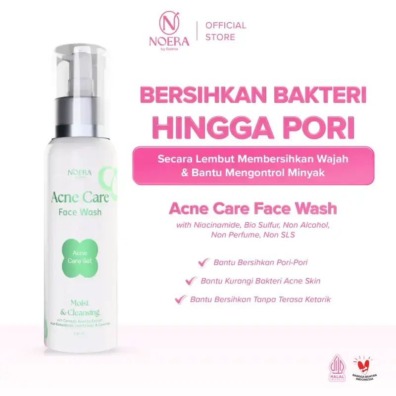 Promo Noera Face Wash Acne Care 100ml | Facial Wash Acne Prone Skin | Sabun Pencuci Muka Diskon 29% Di Seller Noera By Reisha ID Flagship Store - Soreang, Kab. Bandung