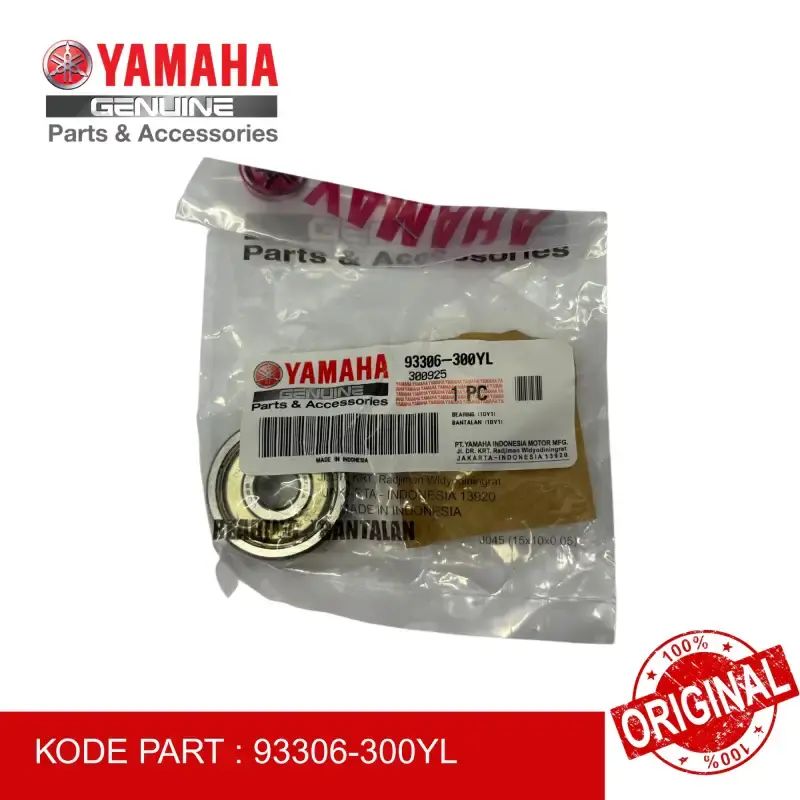 Promo Yamaha Genuine Parts Bearing Original 93306-300yl – Laher ...