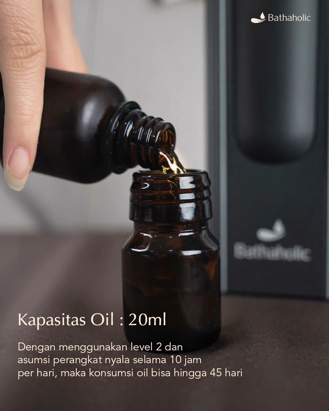Jual Bathaholic Nebulizer 5 Waterless Aromatherapy Diffuser Premium Di ...