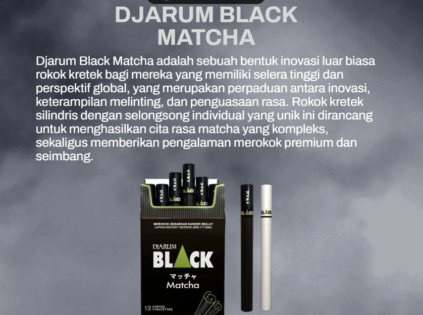 Jual Djarum Black Matcha Rokok [12 Batang/ Bungkus] Di Seller ...