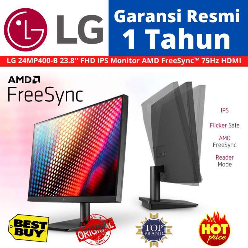 LG 24MP400-B 23.8インチ フルHD IPSモニター LG 24MP400-B 23.8