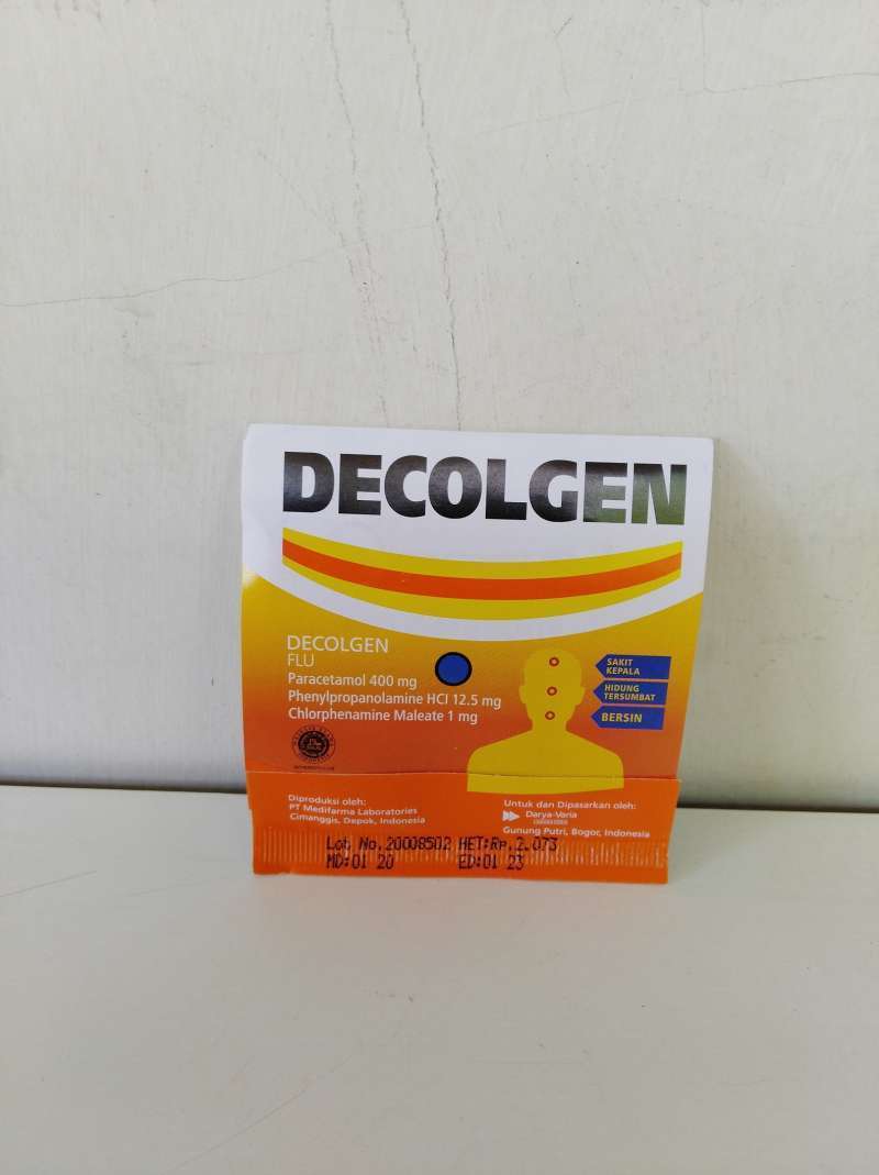 Jual Decolgen Obat Flu Tablet 4 Strip Di Seller Bintang Spors - Bintang