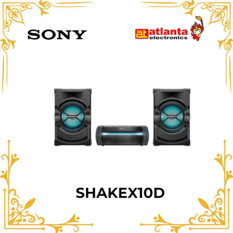 Sony SHAKEX10D Home Audio Speaker System With DVD Bluetooth SHAKE X10D