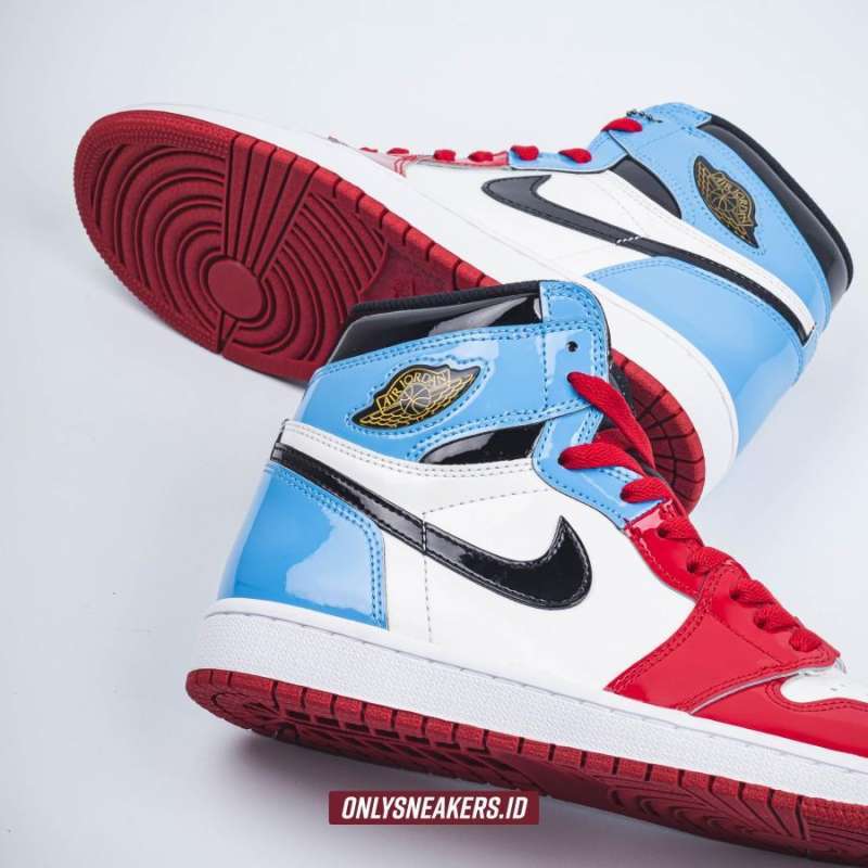 Promo Jordan High Fearless Unc Chicago (100% Authentic) Diskon