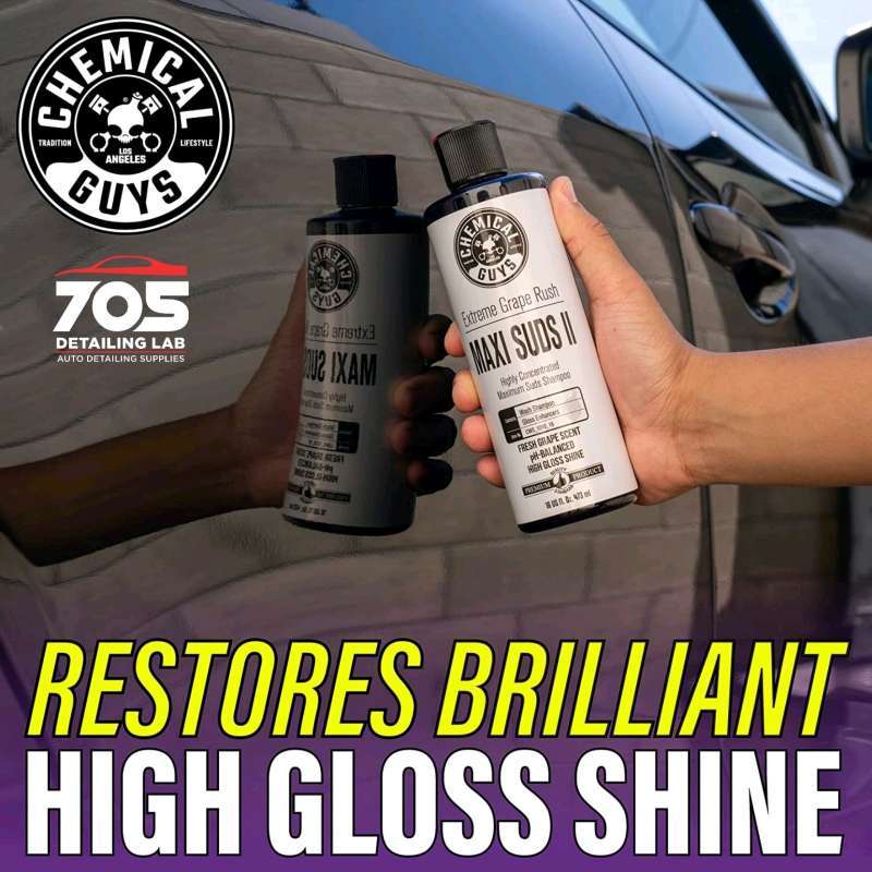 thumbnail image 2 of Chemical Guys Maxi Suds 2 – Highly Concentrated Car Wash Shampoo, Grape Rush (16 Oz / 473ml) 2 of 6