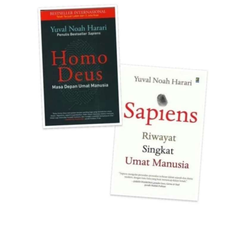 Jual Paket 2 Buku Yuval Noah Harari: Homo Deus X Sapiens Lebih Murah ...
