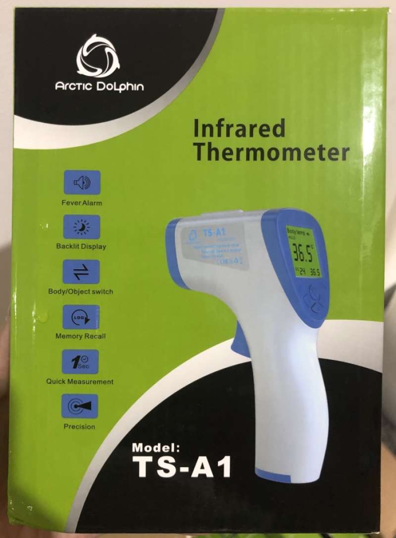 Jual Infrared thermometer TS-A1 Lampu 3 warna (bersetifikat) di Seller ...