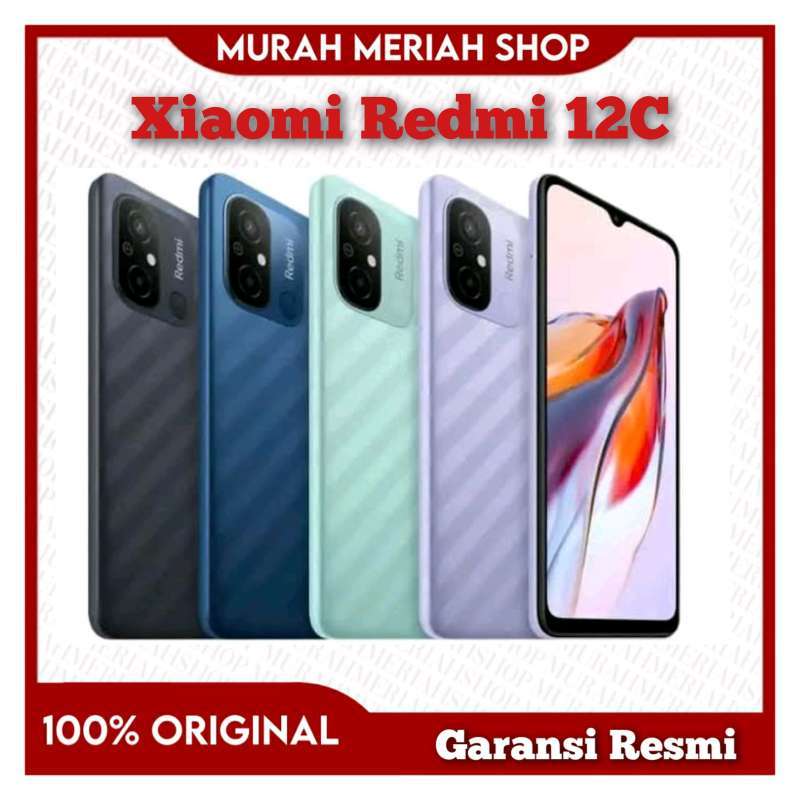 Promo Xiaomi Redmi 12c (4/128) Garansi Resmi Diskon 1% di Seller ...