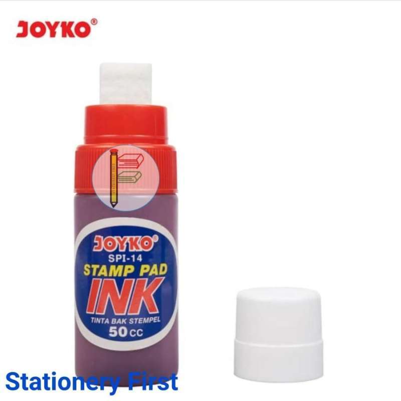 Jual Tinta Refill Bak Stempel Joyko 50cc Merah Red Stamp Pad Ink SPI14