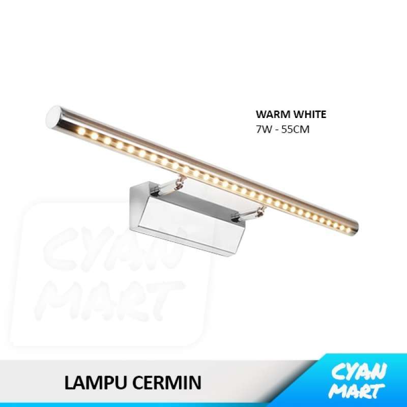 Promo Lampu Cermin Rias Wastafel Kamar Mandi Modern Chrome Led Mirror ...