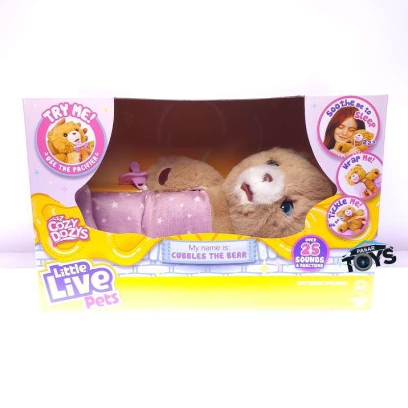 Promo Little Live Pets Cozy Dozy Cubbles The Bear Diskon 23 di Seller Indah Toys Store Tegal