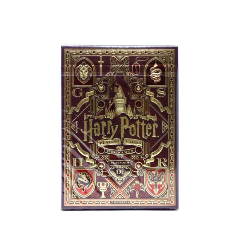 Jual Kartu Remi Harry Potter Red Gryffindor Playing Cards By Theory11 ...