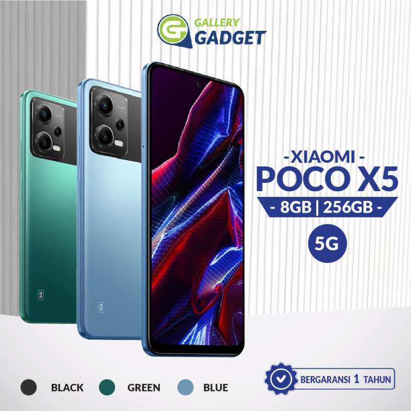 Jual Xiaomi Poco X5 5G 8/256 RAM 8 ROM 256 GB 8GB 256GB Android - Green ...