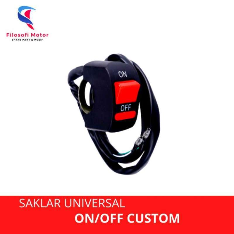 Jual Saklar on off Switch Saklar on off lampu breket stang universal ...