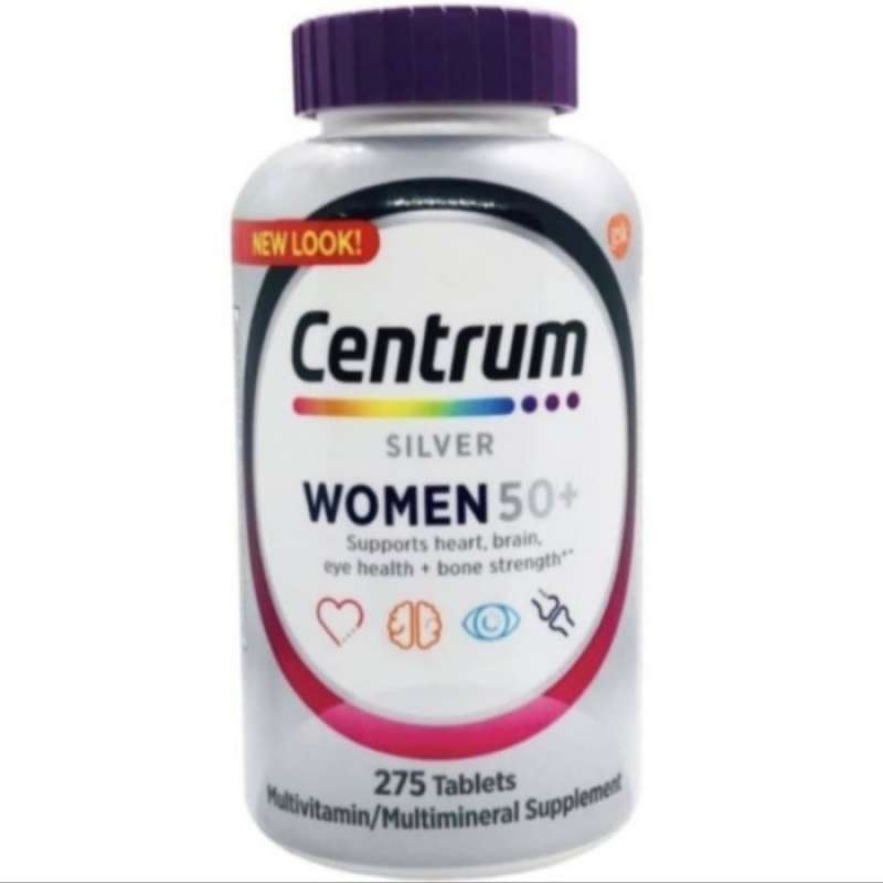 Promo centrum silver women's 50+ multivitamin & mineral 275.tablet ...