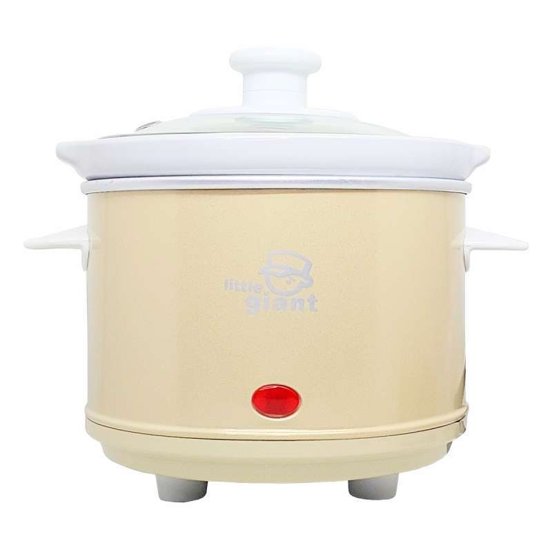 Jual Little Giant Slow Cooker 0.6l Lg1806 Ceramic Crockery Pot Brown