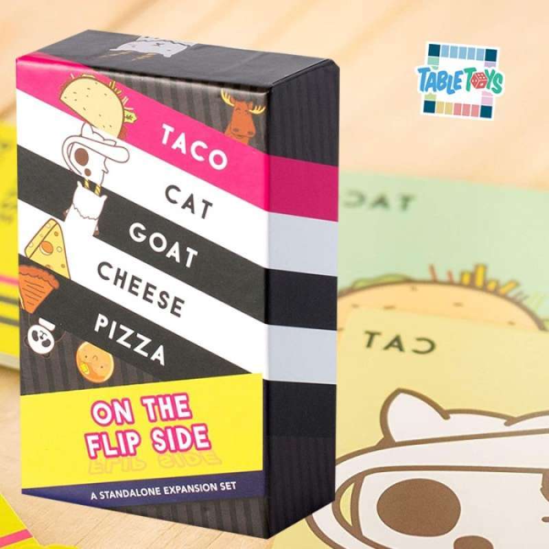 Promo Taco Cat Goat Cheese Pizza On The Flip Side Board Game