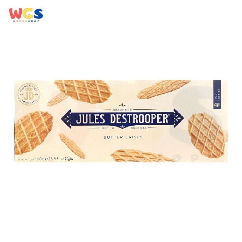 Jual Jules Destrooper Butter Crisps Wafer Biscuits 100g di Seller