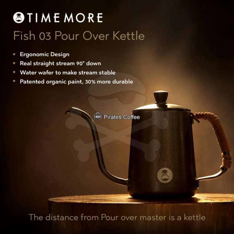 Jual Timemore Gooseneck Kettle Fish 03 Pour Over Coffee Pot 600Ml Teko