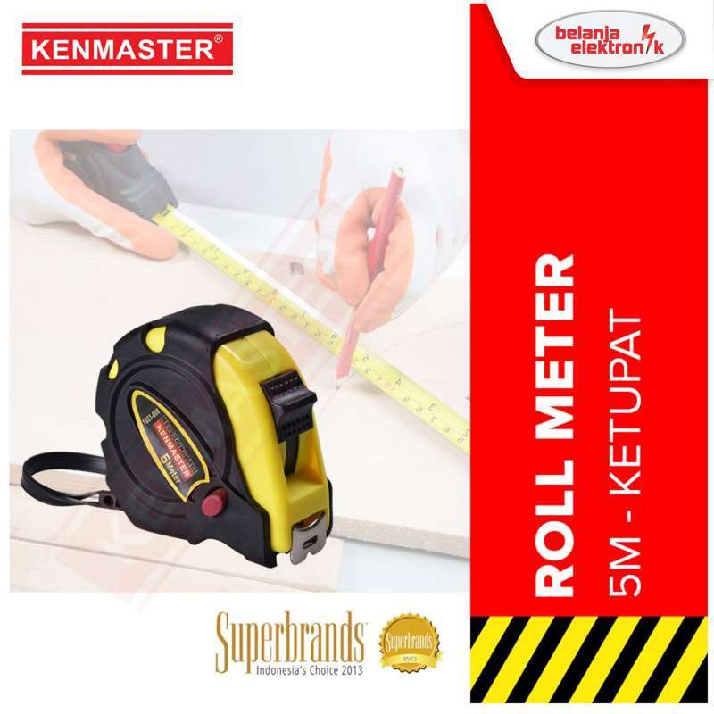 Jual Meteran Kenmaster 5 Mtr Original Murah - Harga Diskon April 2024 ...