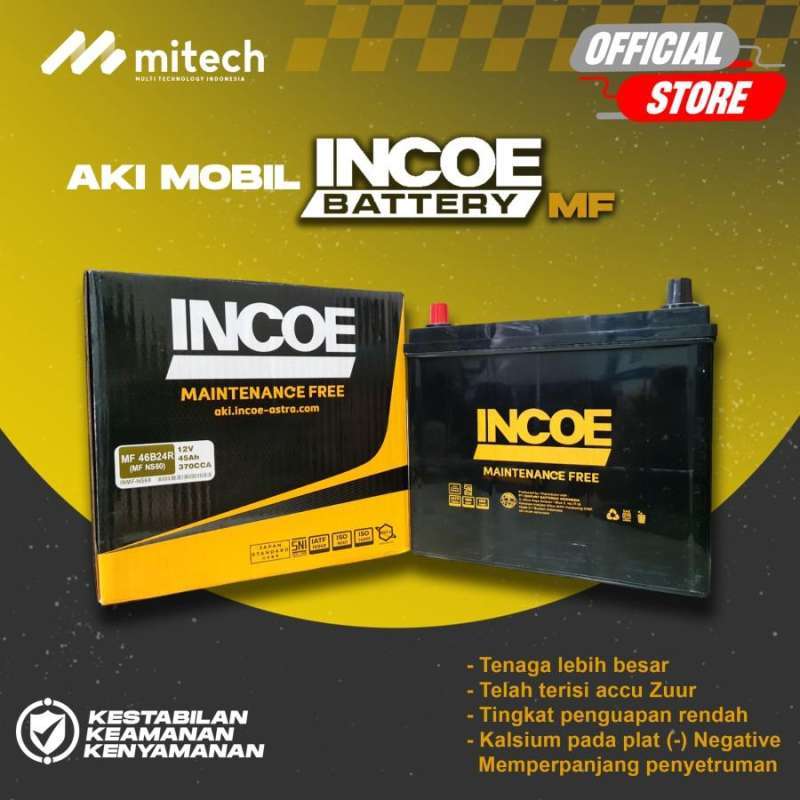 Jual Aki Mobil Toyota Rush Incoe MF Astra NS60 Aki Kering 12V / 45Ah di