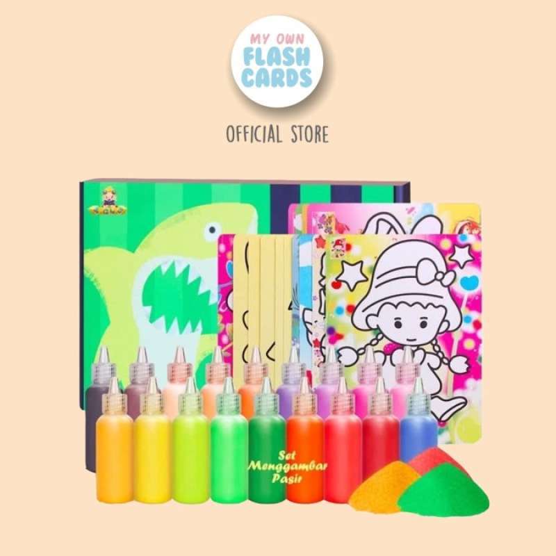 Promo Sand Art Complete Set Set Mewarnai Dengan Pasir Creative