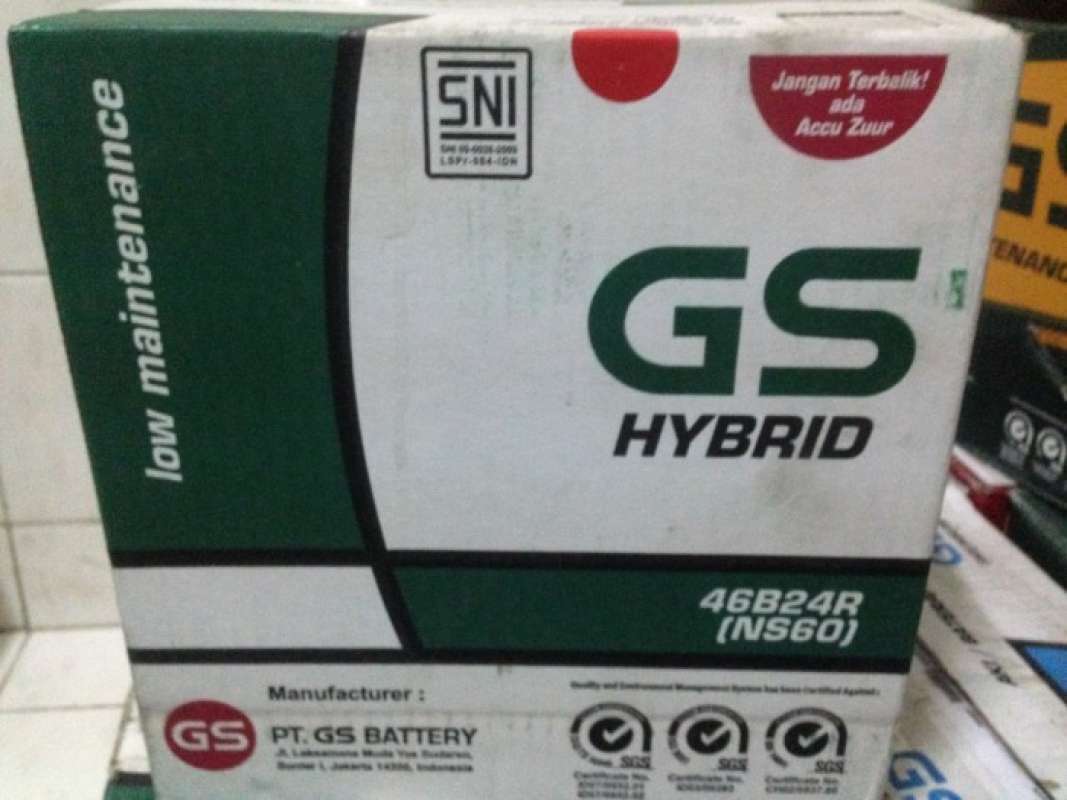 Promo GS HYBRID NS60 aki mobil rush terios swift sx4 corona xenia