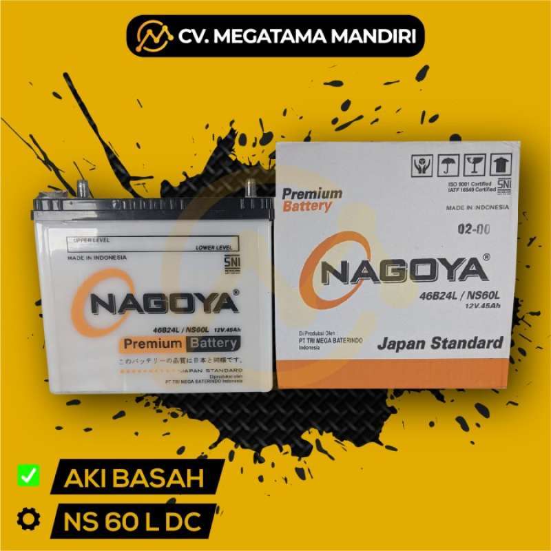 Promo Aki Grand Livina Honda City Altis Picanto Baleno - NS 60 L NAGOYA