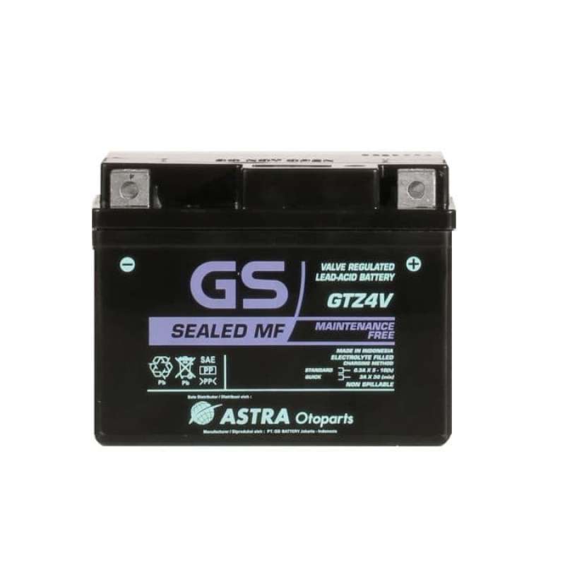 Promo Aki motor GS ASTRA GTZ4V tipe aki ori baru beat mio soul j m3