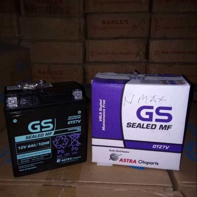 Promo Aki motor yamaha nmax GS Astra GTZ7V original 100% Diskon 23% di