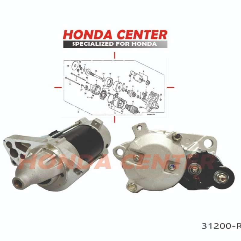 Promo DINAMO STARTER HONDA CRV GEN3 2007 2008 2009 2010 2011 2000CC