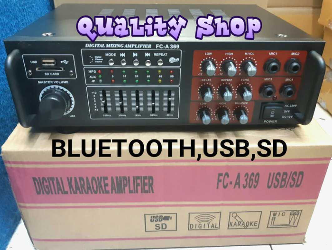 Promo Amplifier elsem 2 channel plus equalizer usb sd radio Diskon 23% ...