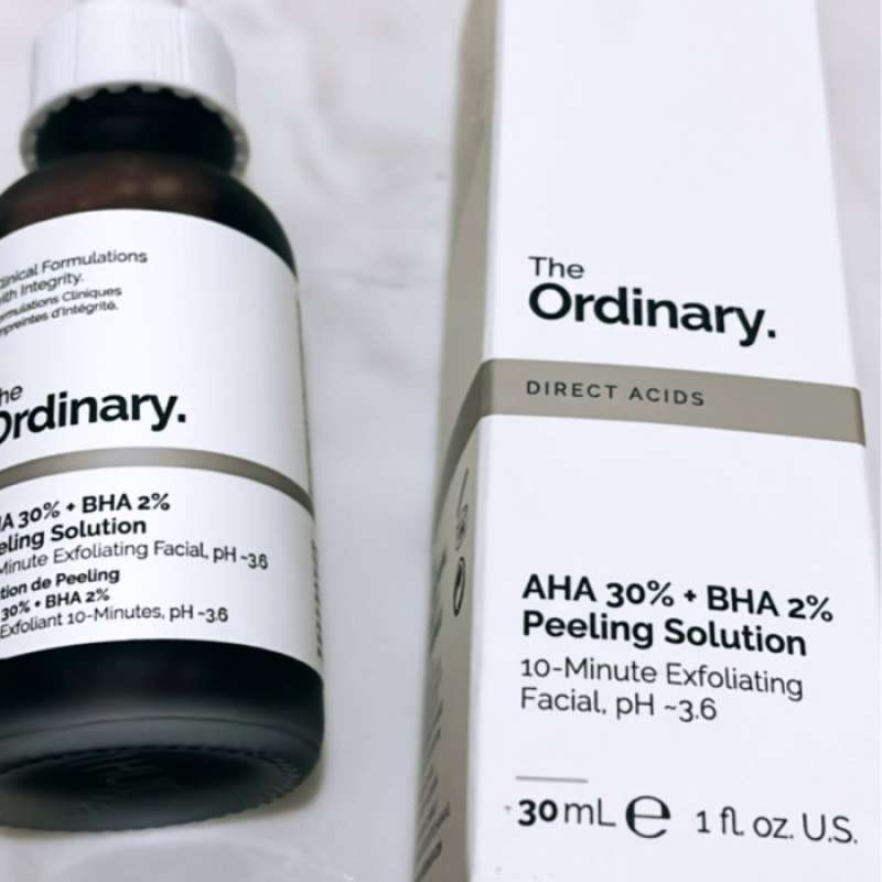 Promo The Ordinary AHA 30% + BHA 2% Peeling Solution 30 ml Diskon 23% ...
