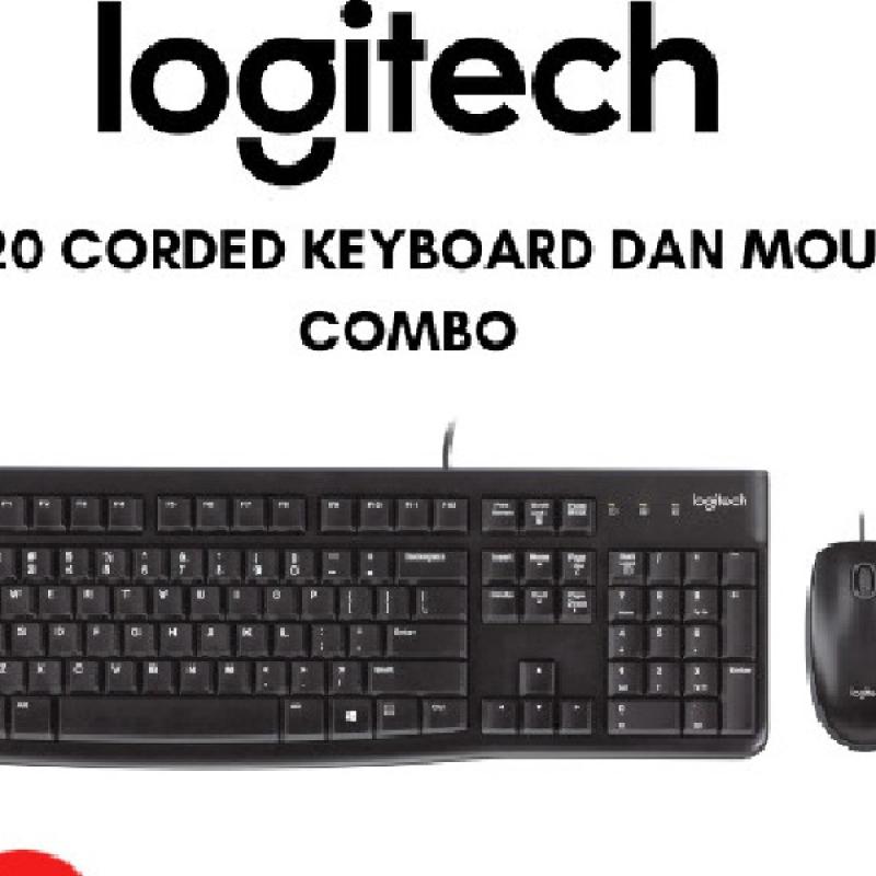 Jual Logitech Mk120 Corded Keyboard Dan Mouse Combo Di Seller Indah